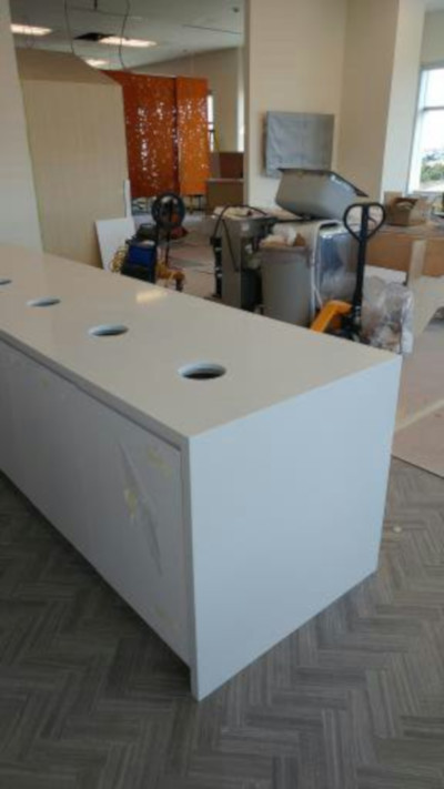 Quartz kitchen countertop - by Canstone Inc.